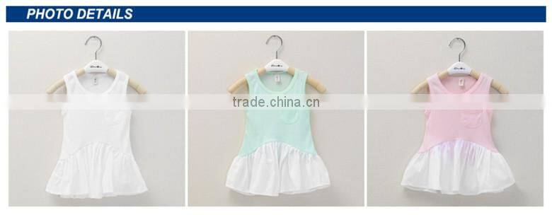 Cheap summer sleeveless kid dress new kids dress