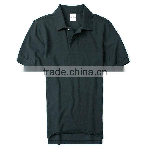 men's black polo shirts made of 100% cotton