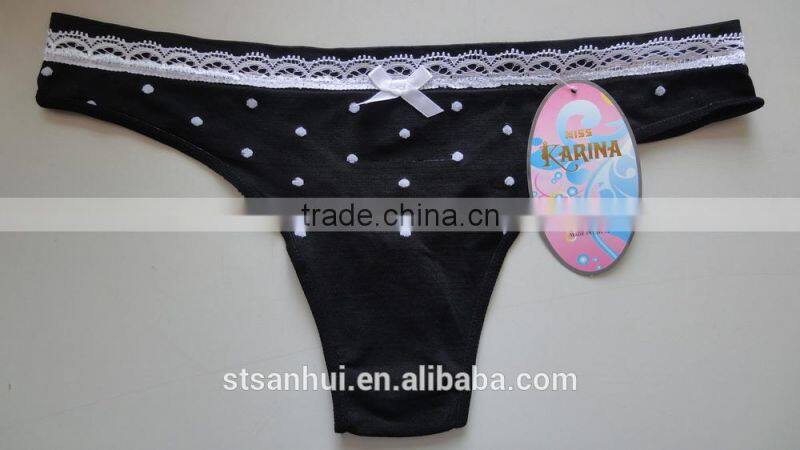 black extreme hot sexy women panty sexy girl thong underwear 0449#