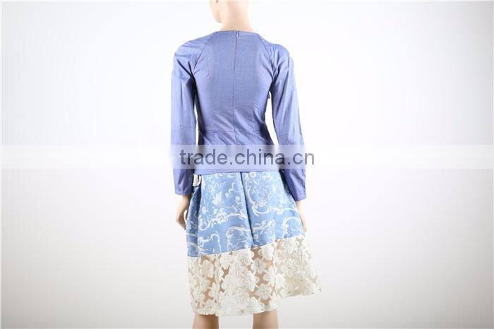 2016 pre-fall collection long sleeve women new blouse neck design