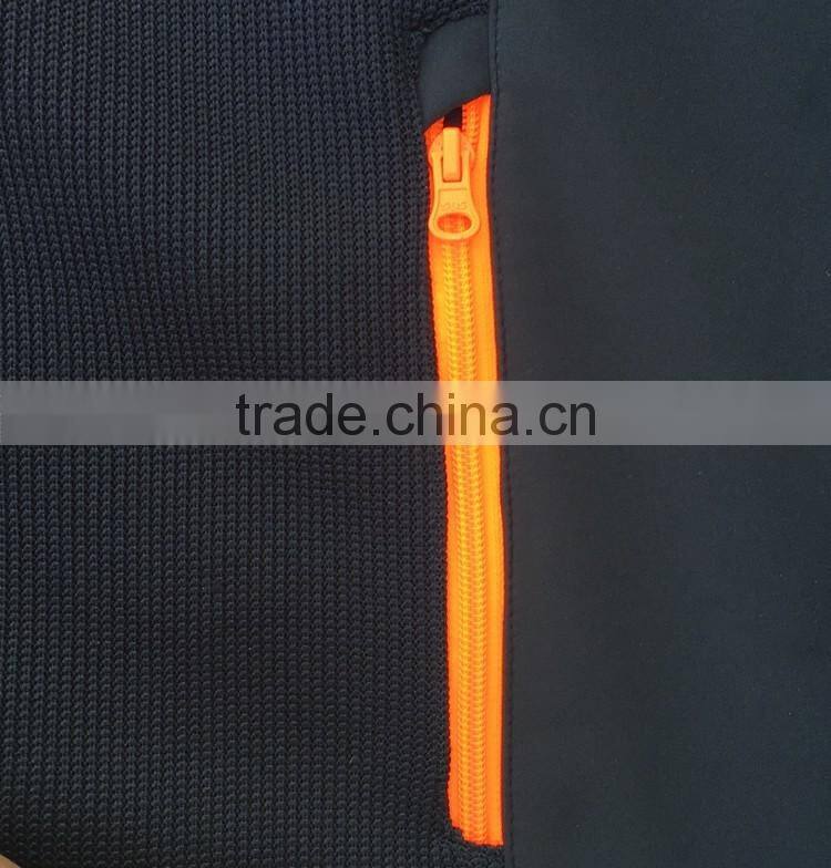 Mens good price bodkin knitted coat windproof polyester jacket