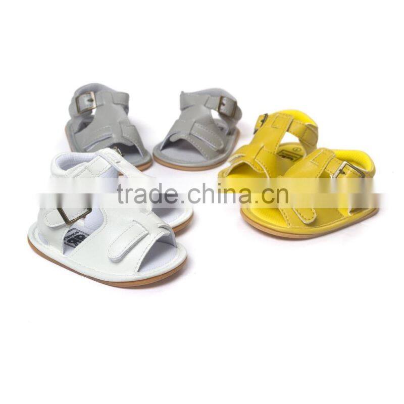 Designer PU baby sandals, soft feel baby sandals