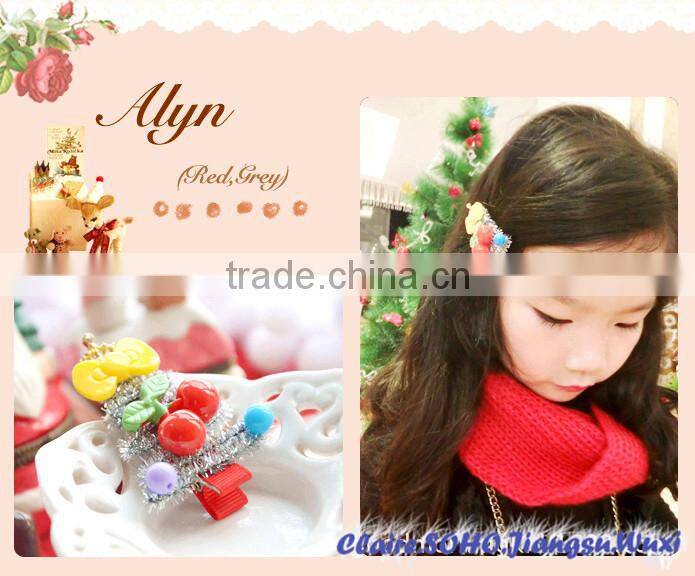 Wholesale alibaba Christmas tree hair accessories hair clips