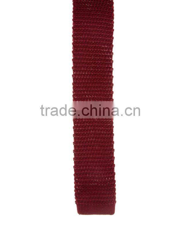 squared ends knitted tie