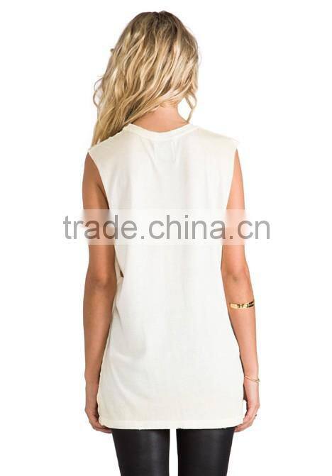 custom company logo bright color tank tops