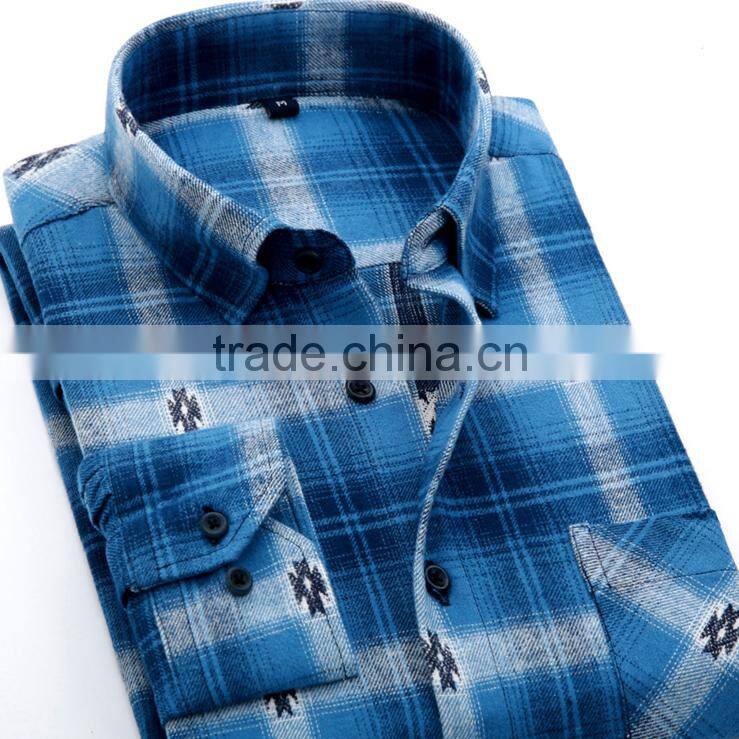 wholesale custom plaid flannel shirt for men