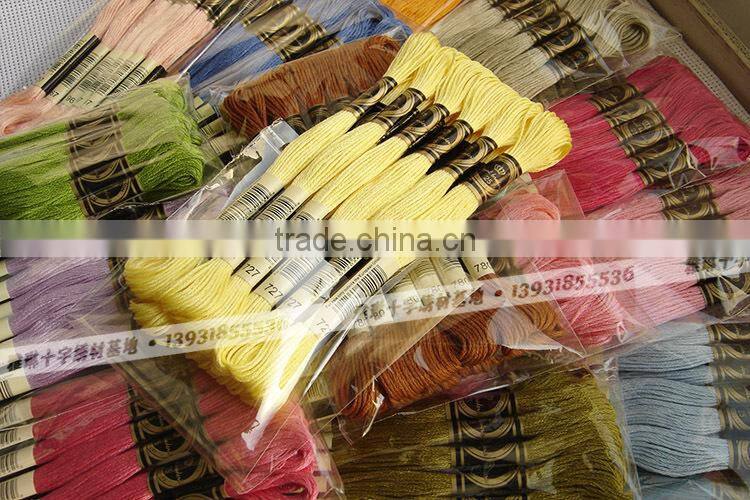 100% Egyptian long fibre Cotton 12 pieces Cross Stitch Thread