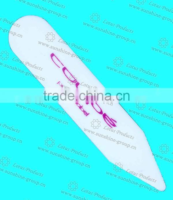 PET plastic collar bone for shirt accessory