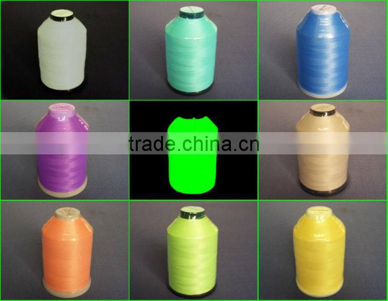 150D/2 Polyester Glow In The Dark EmbroideryThread