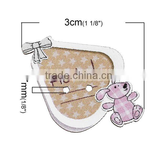 New Design china wood button