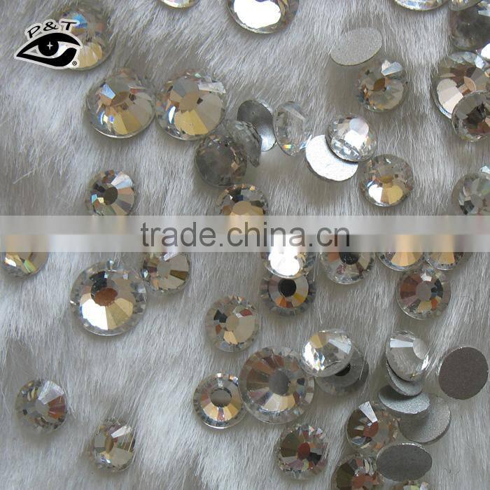 3MM SS10 Flat back shiny crystals for dress decorations