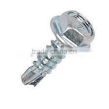 Made in Taiwan Steel Stainless Steel Copper TRIM OVAL HEAD PHIL WITH SPECIAL WASHERSELF DRILLING SCREW