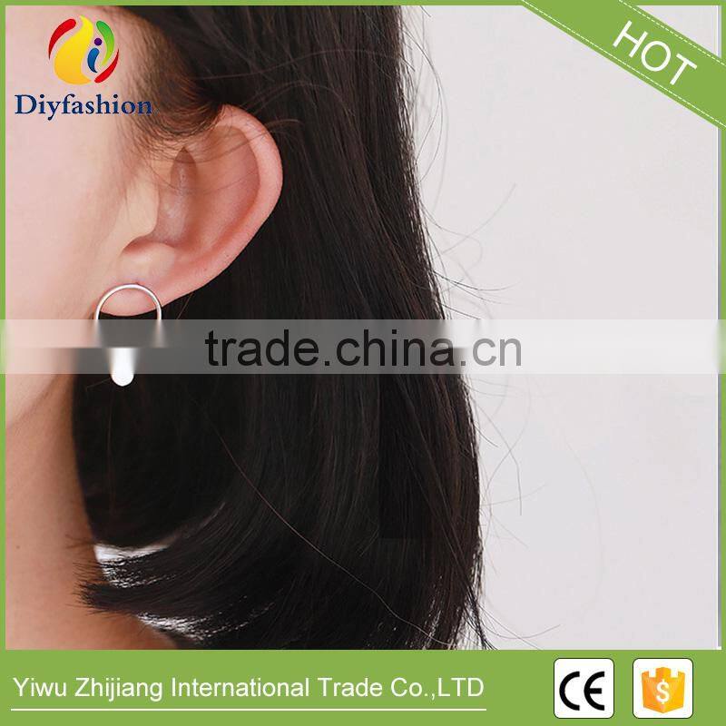 2017 New 925 Sterling Silver Imitation Pearl Earring Stud Jewelry