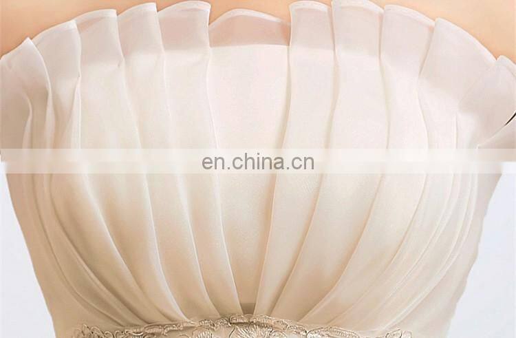 HS1622 Latest Cheap Plus Size Maternity Puffy Ruffle Ball Gown Bridal Wedding Dress