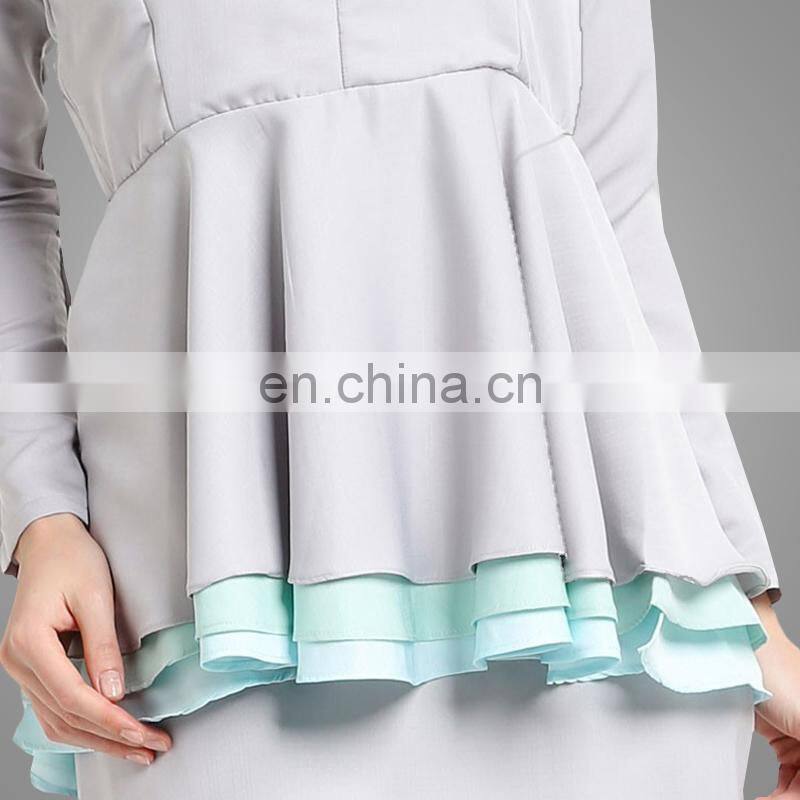 2017 Baju kurung malaysia model fashion muslim women clothing