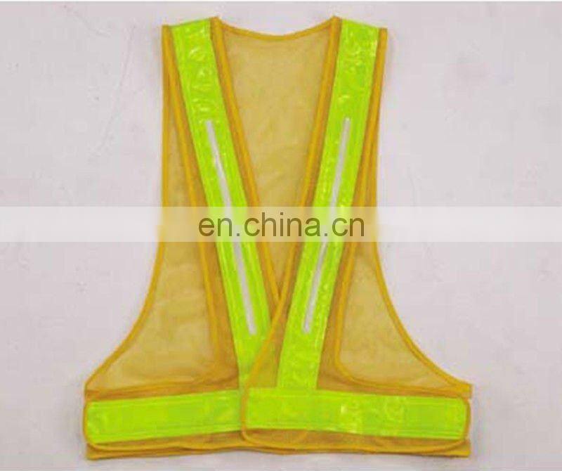 Reflective Safety Vest , Safety Vest with EL Light Tape, EL Light Strip Safety Vest