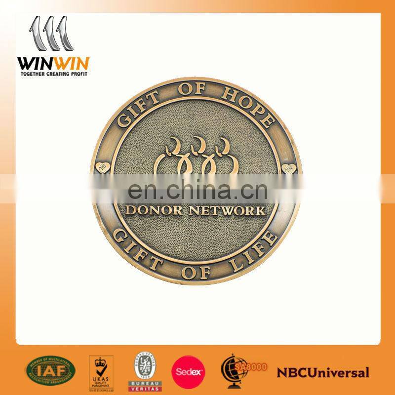 Factory price matte plated gold numismatic coins old coins