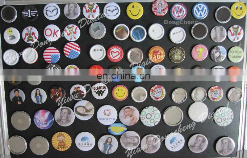 (44mm (1.3/4")pin button badge machine+ Circle Cutter +500pcs pin button badge machine maker