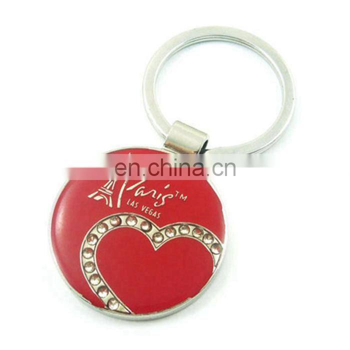 Super Quality Cities Metal Number Rings Keyrings Keychain For Key For Customize