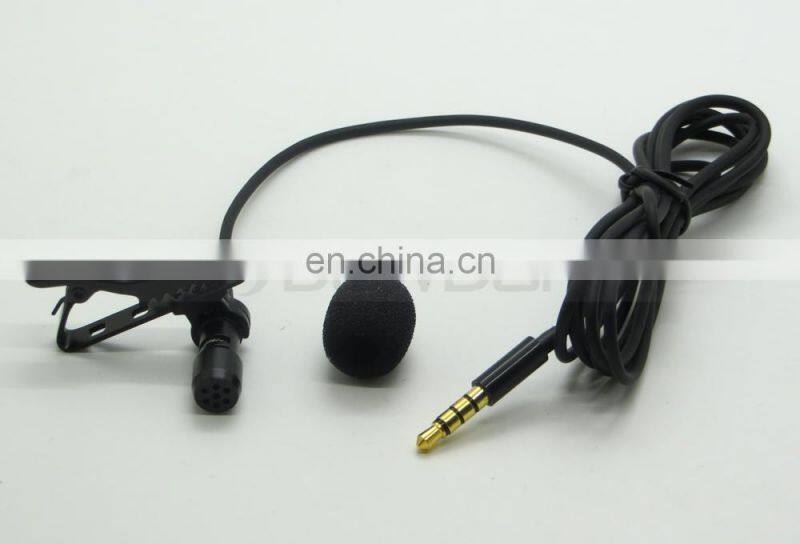 Lavalier Lapel Clip-on Recording Microphone for IOS Devices Android Devices Desktop Computer and Cameras
