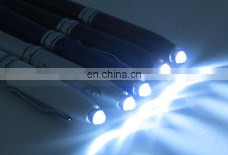 2 in 1 Ball Point Pen With Ultra Bright LED Light