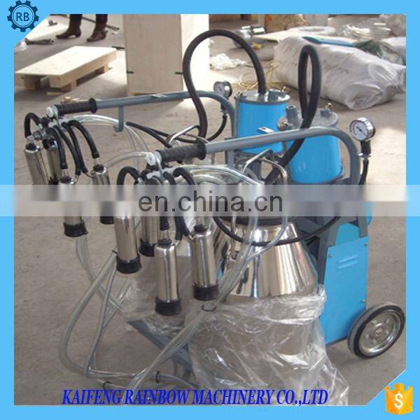 304 Stainless steel cow milking machine with low price for sale