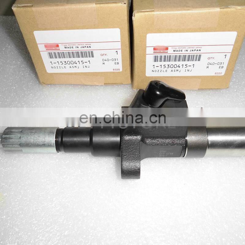 Genuine and new  Common rail injector 095000-0760 095000-0761 for 6SD1 1153004151 1-15300415-1