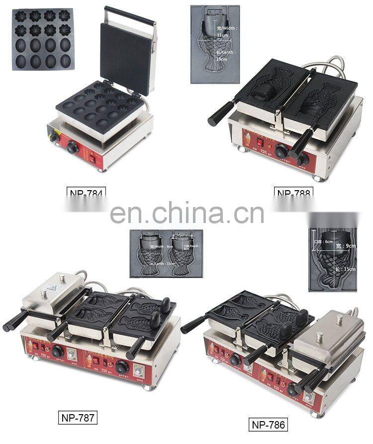 hot selling ice cream cone making machine cone baking machine ice cream taiyaki waffle machine