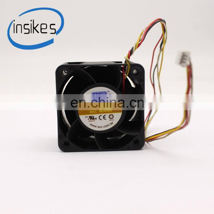 DB04028B12U 4CM 4028 12V 0.66A double ball 4-wire server cooling fan industrial fan