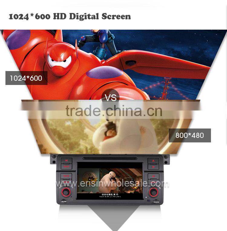 Erisin ES2246B 7" Car DVD GPS Android 4.4.4 3G WiFi Bluetooth for E46 MG ZT