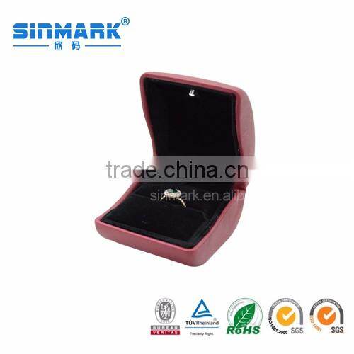 Top popular high quality lighted ring box,engagement ring light box,ring boxes uk