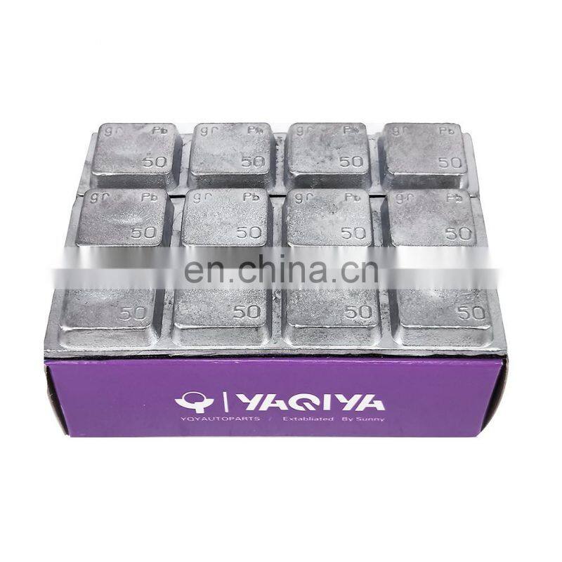 Lead material wheel balance weights with strong adhesive blue tape