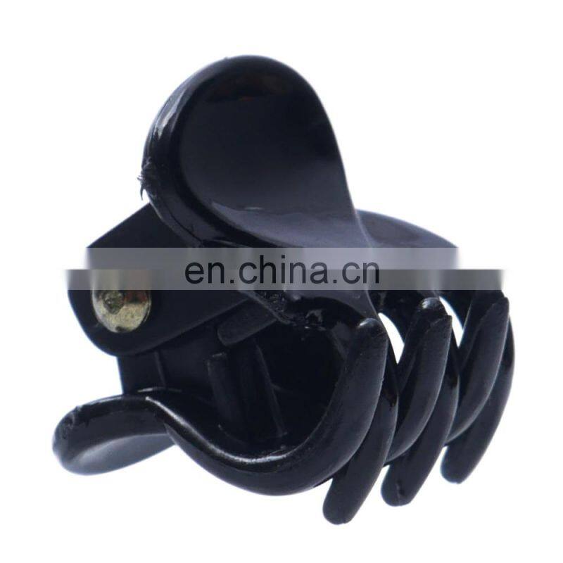 Fashion Women crab Hair claw clip Girls Black Plastic Mini Hairpin Claws Clamp For Gifts