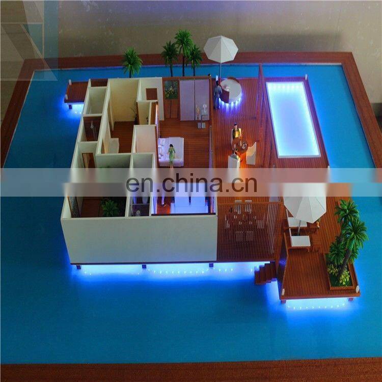 Design prefabricated ABS structure space frame football stadium ho scale model