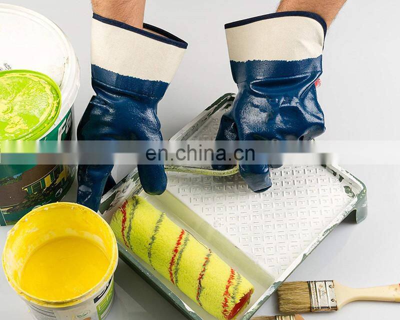 Oil-Resistant Labor Protection Nitrile Safety Gloves