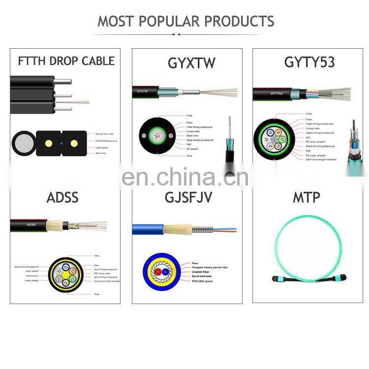 GYFTY ADSS without yarn no metallic bury optic cable fiber optic 8 12 24 core micro duct MDPE HDPE sheath multi tube