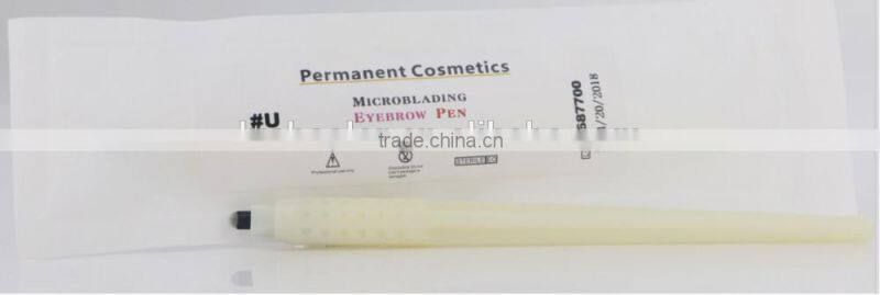 Disposable Microblading #U, #7, #12,#14, #17 Permanent Makeup Hairstroke Eyebrow Manual Pen