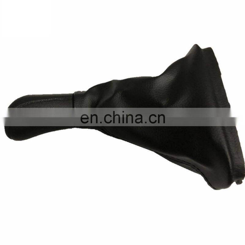 Car Accessories 6 Speed Cool Leather Gear Shift Knob Gaiter Boot For Skoda