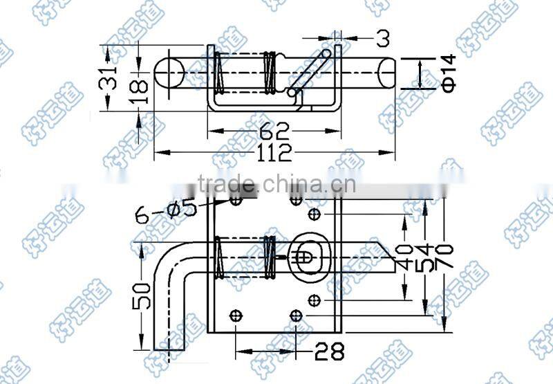 02418 Spring Loaded latches