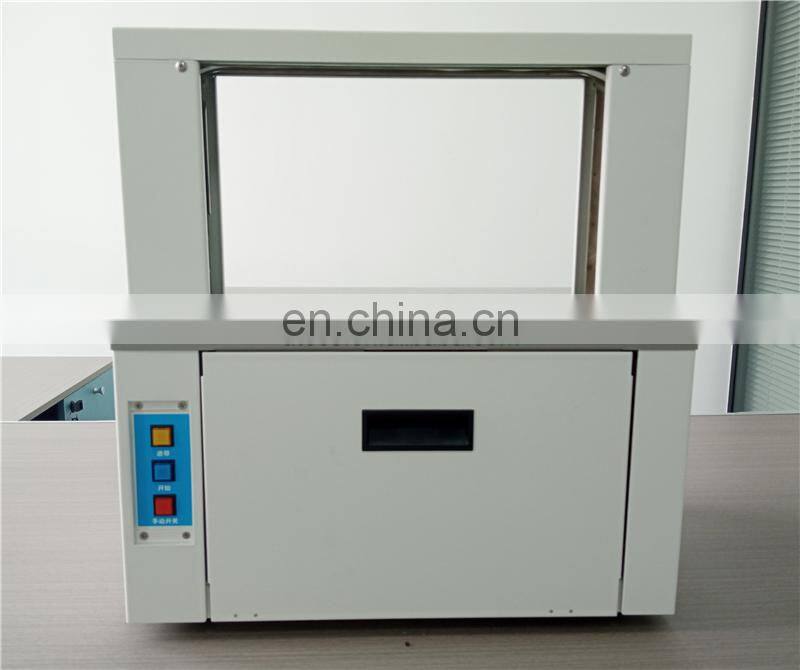 UT011 Table Top Hotmelt Opp Paper Tape Bundle Strapping Binding Machine for banknote money currency supermarket vegetable
