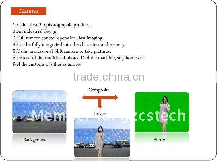 Advertising Cabinet Photo Machine With Dye Sublimation Photo Printer