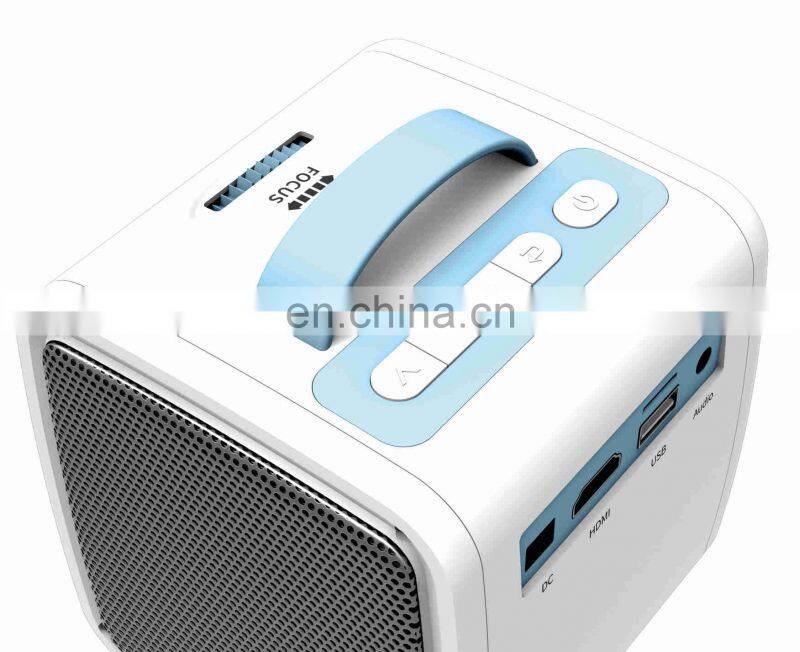 2019 Christmas Gift S1 Portable Kid Mini LCD Story Projector with Hi-Fi Speaker