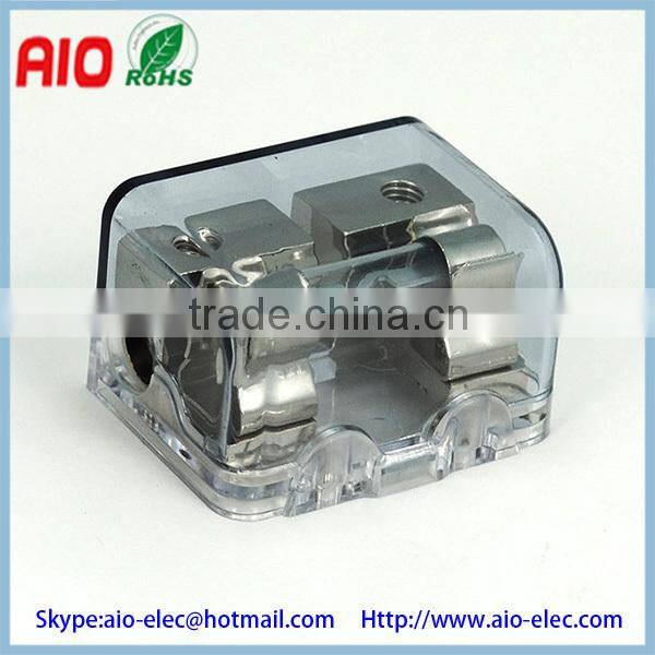 Gold Plated 4/8GA Mini ANL AFS Auto Fuse Holder Car Fuse Sheath For Car Electronic Appliances