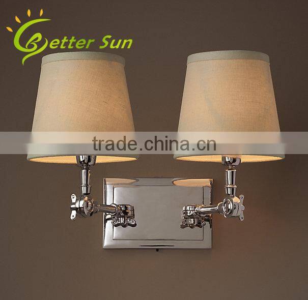 Linen Fabric LED Wall Lack Light/Wall Bracket Light Fitting/Indoor Wall Light