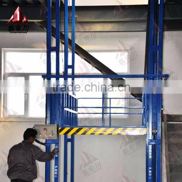 SJD series economic guide rail chain electric lift table