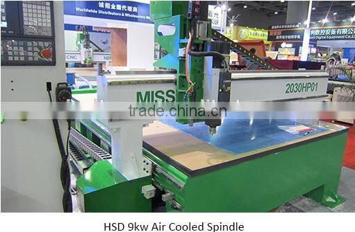 jinan MISSILE 10feet x 5feet cnc router machine for aluminum parts