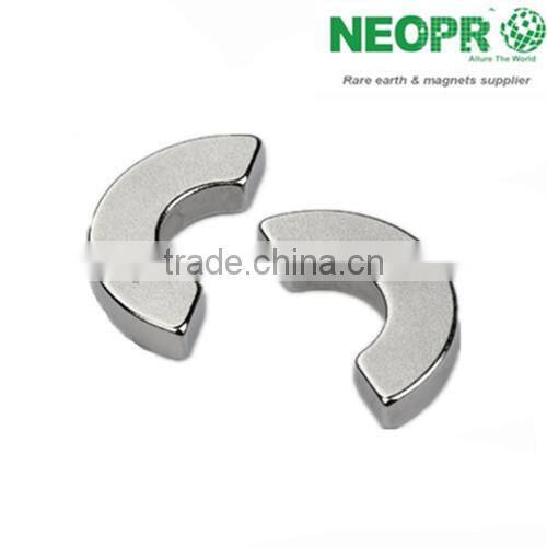 Custom high quality arc neodymium speaker magnet