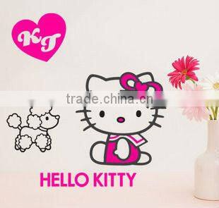 hello kitty self adhesive wall decoration sticker