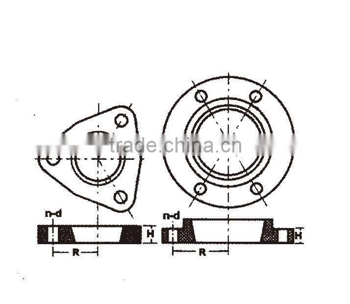 plate flange carbon steel pipe flange with holes