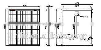 high efficiency low price Chinese18V70W poly solar panel Ningbo Ring Electronics Co., Ltd